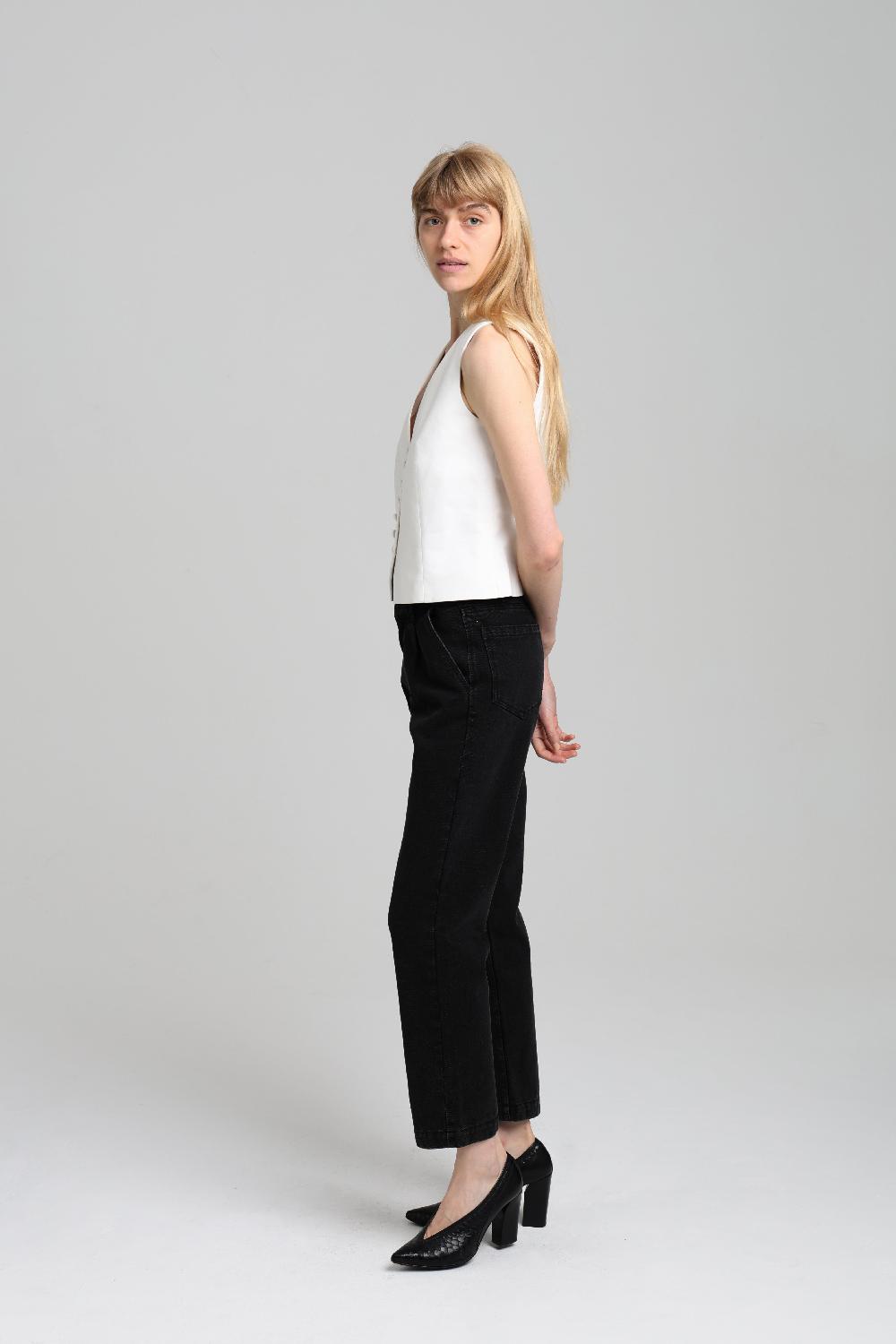 Sarah De Saint Hubert CARMEN WAISTCOAT - Off-white