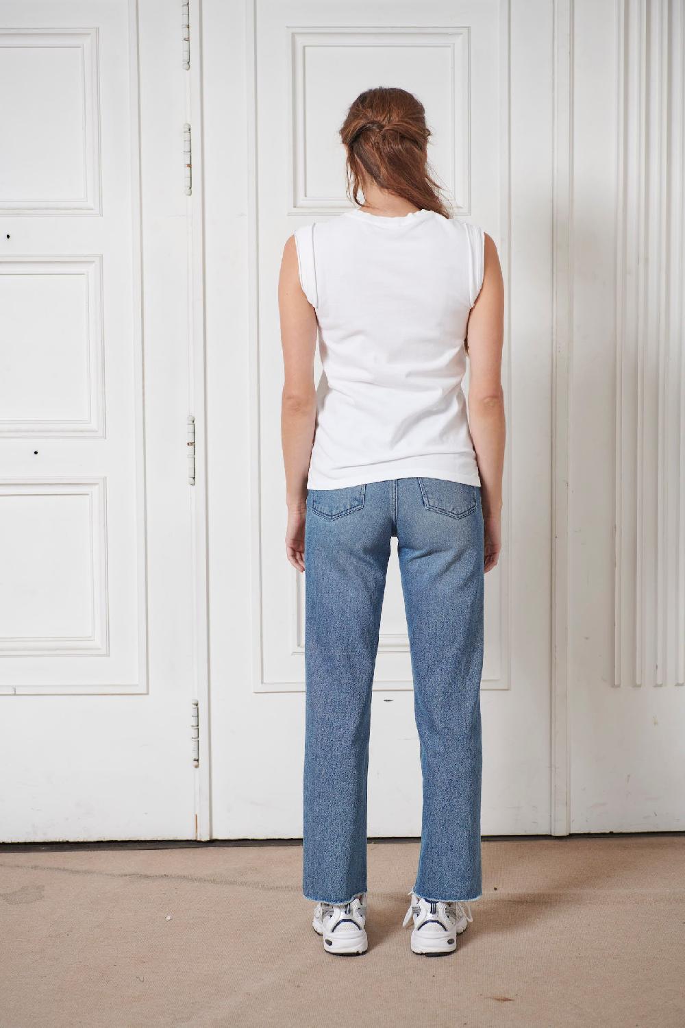 Sarah De Saint Hubert CLAUDIA POLO SHIRT - White