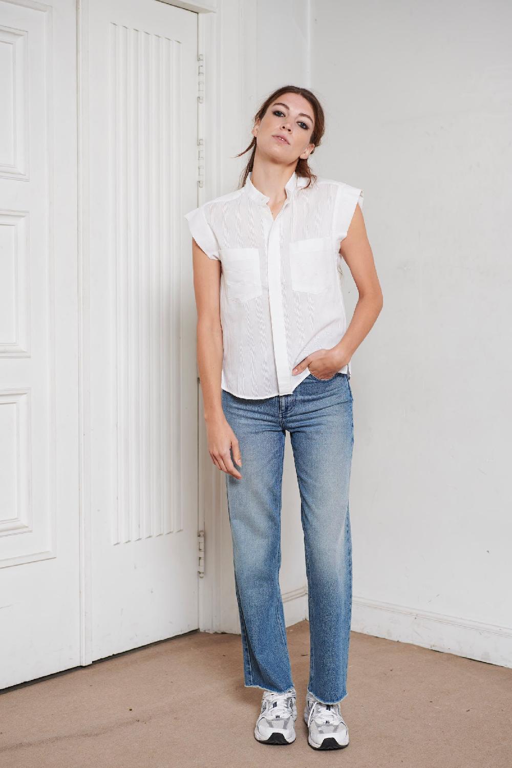 Sarah De Saint Hubert ELISE SHIRT - White