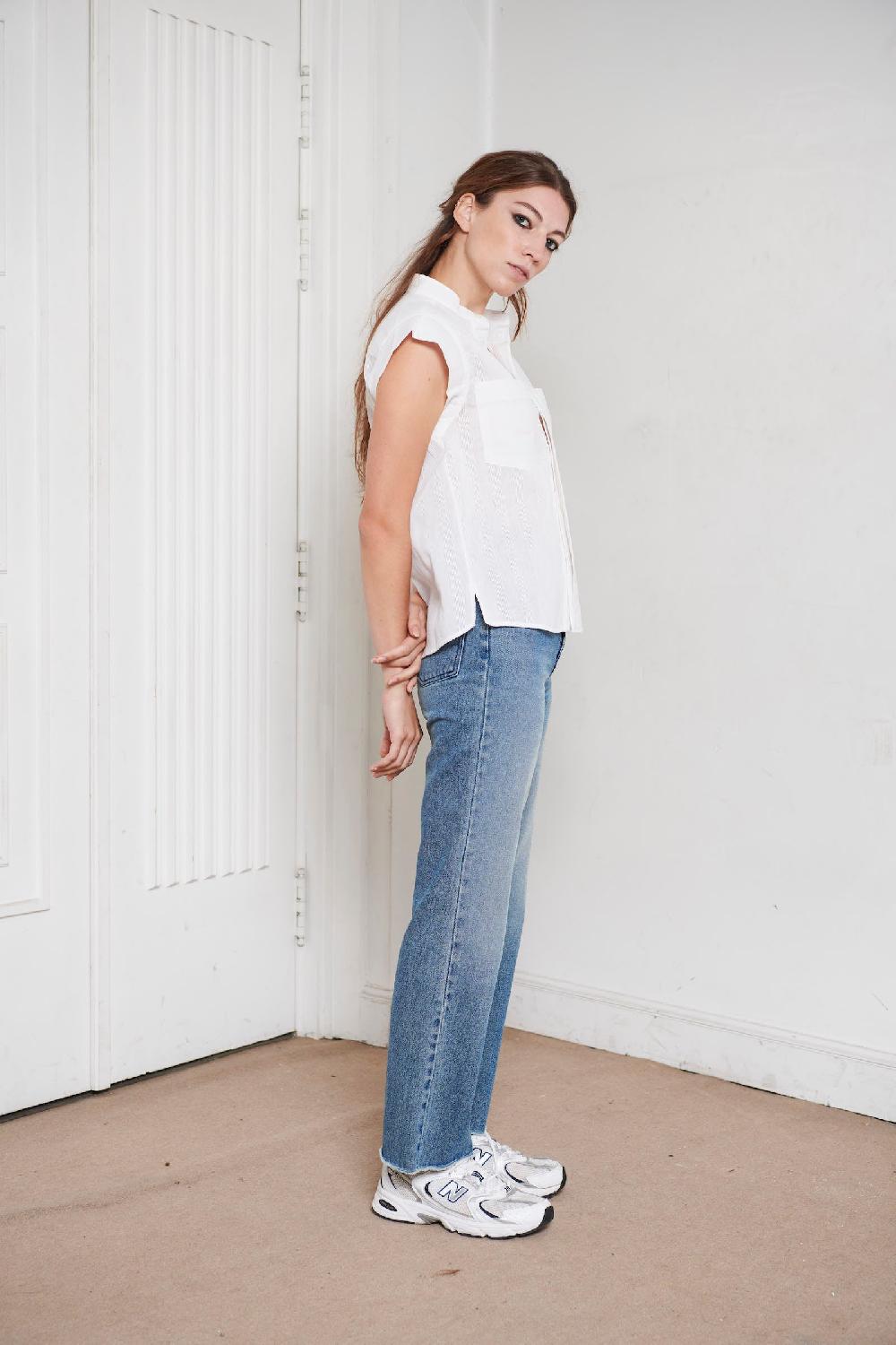 Sarah De Saint Hubert ELISE SHIRT - White