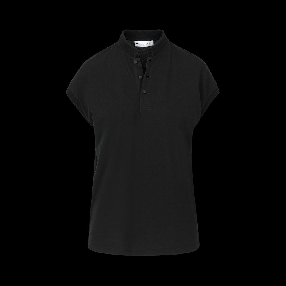 Sarah De Saint Hubert EMMANUELLE POLO SHIRT - Black