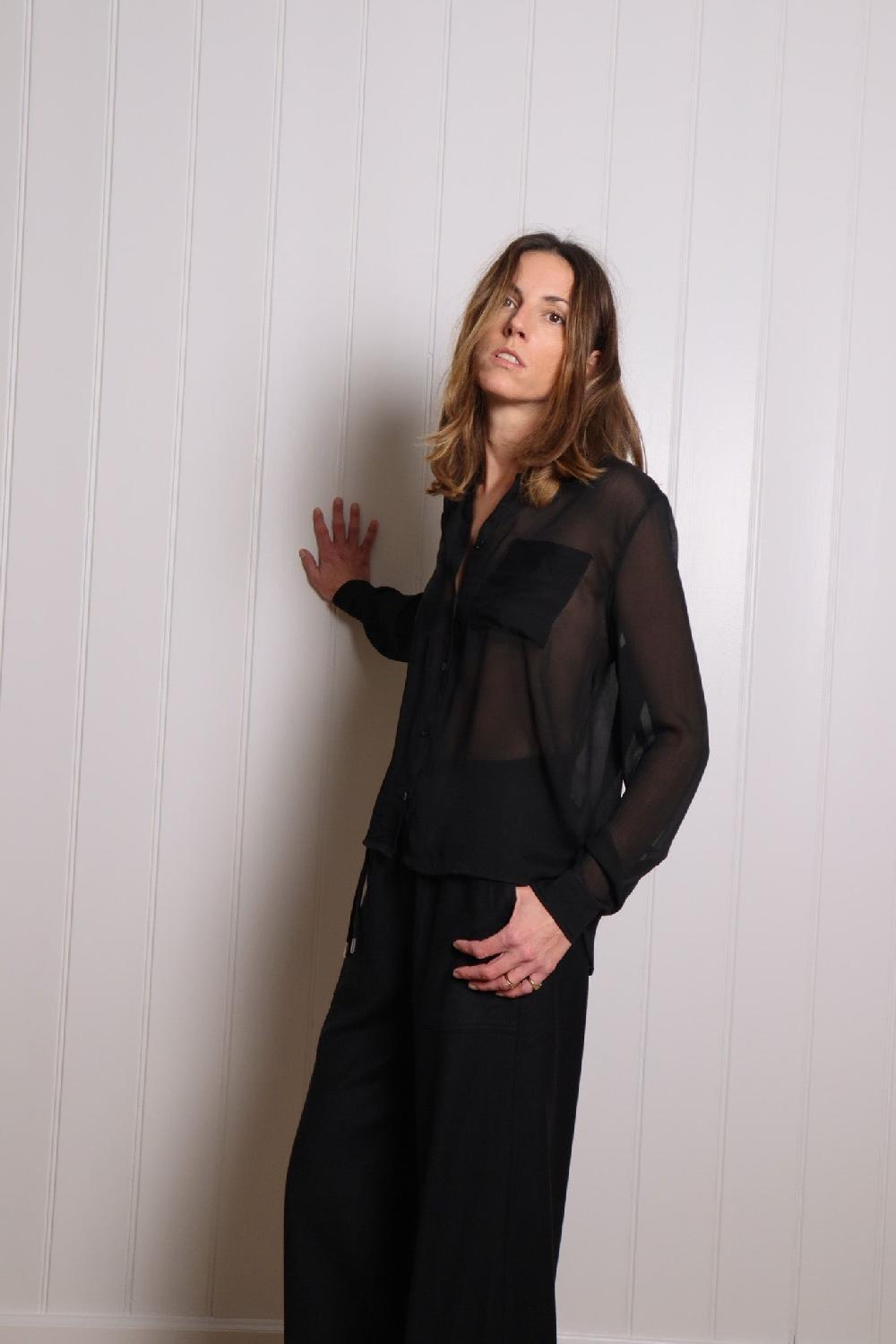 Sarah De Saint Hubert FELIS SHIRT - Black