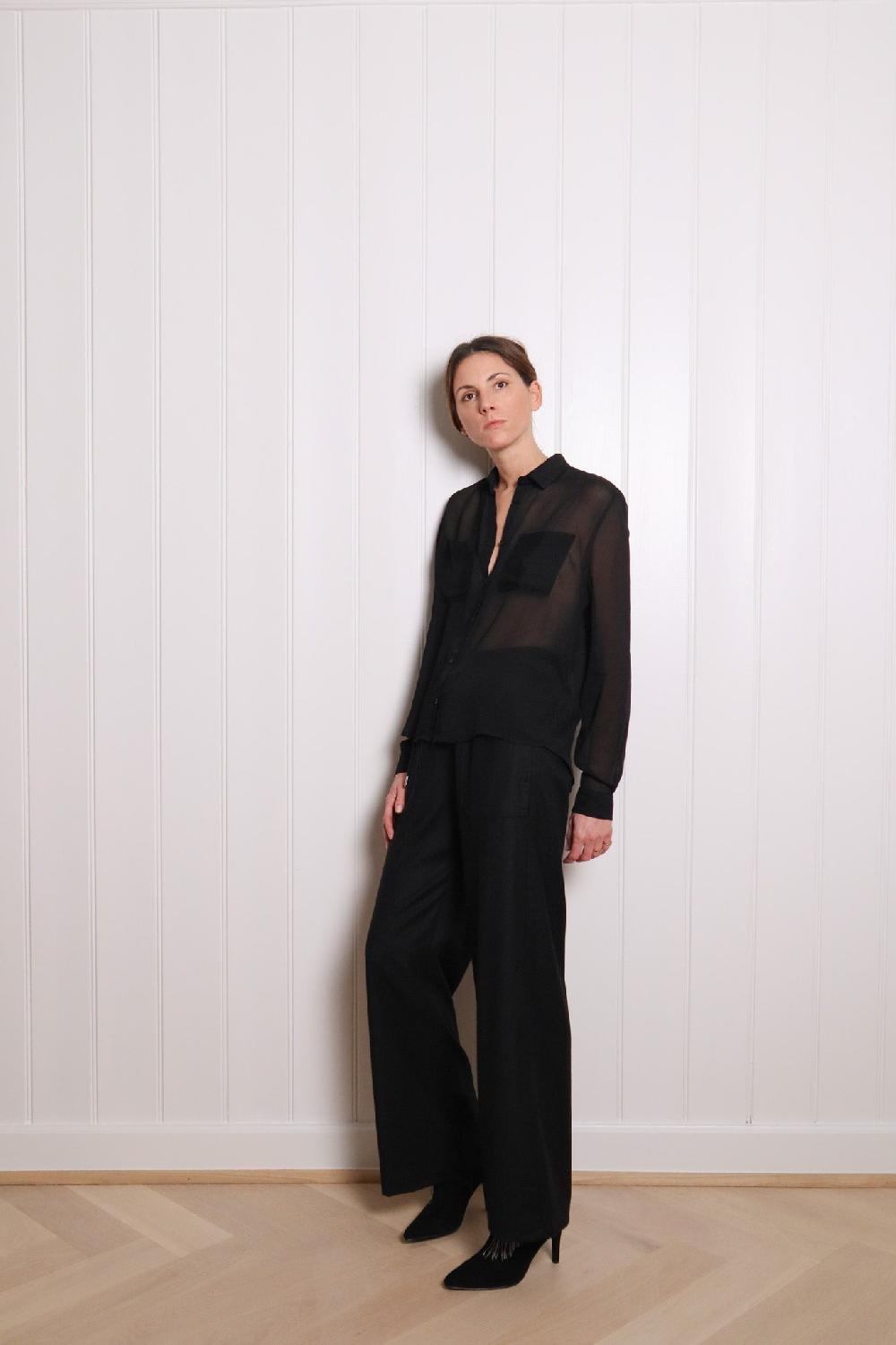 Sarah De Saint Hubert FELIS SHIRT - Black