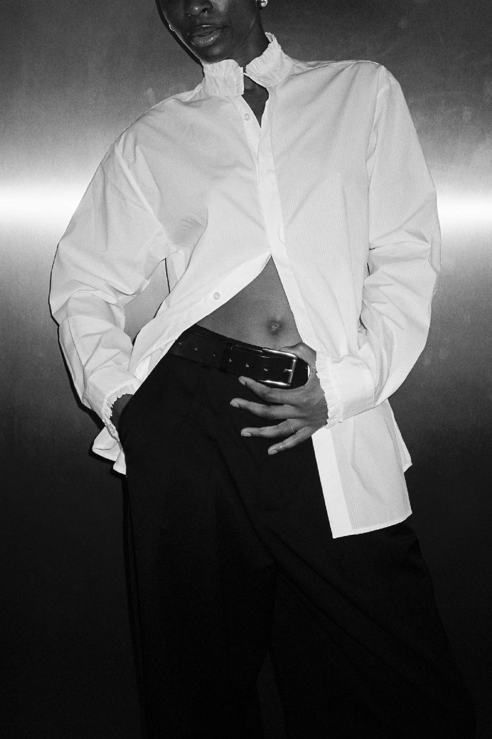 sarah de saint hubert FLO SHIRT - White