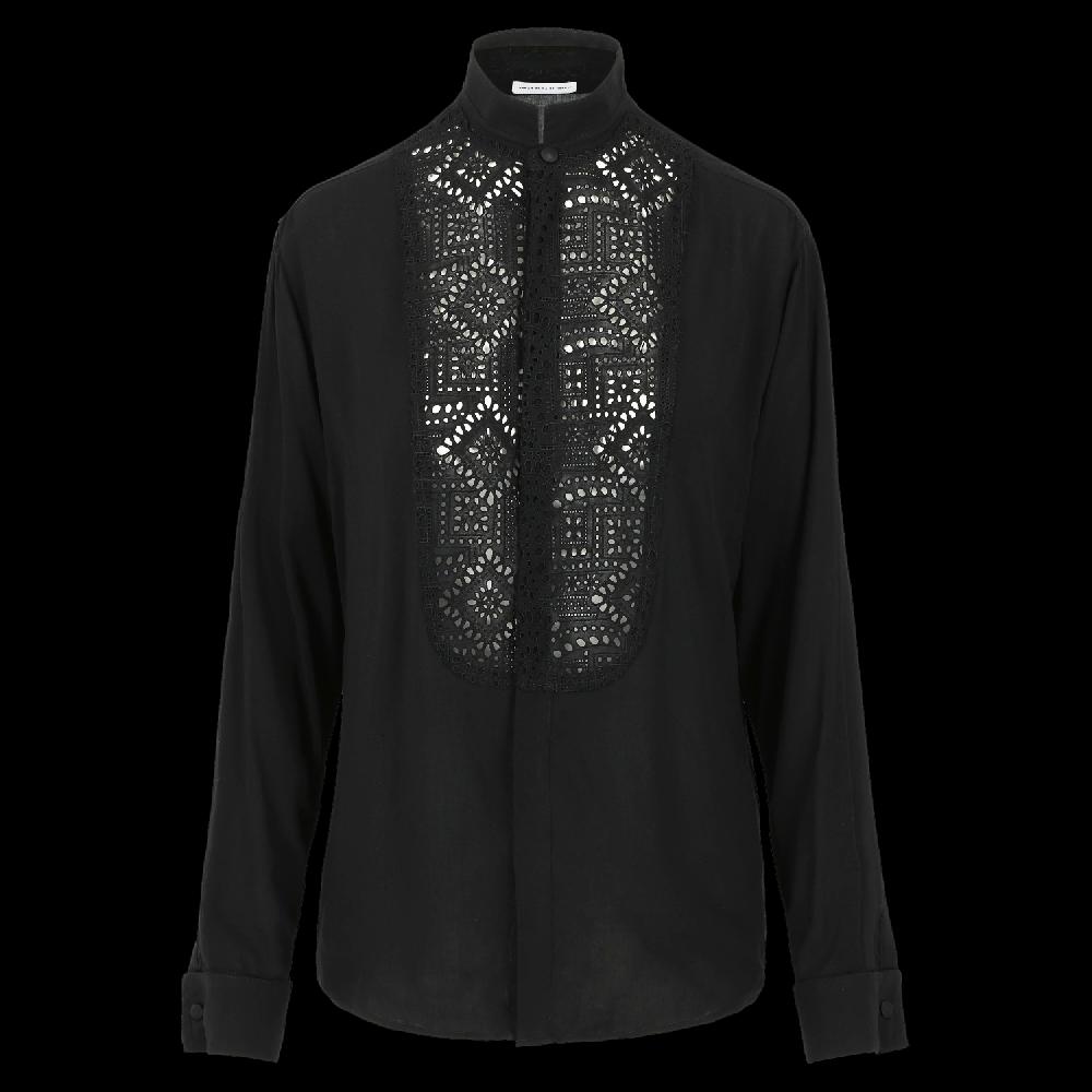Sarah De Saint Hubert FLORA SHIRT - Black