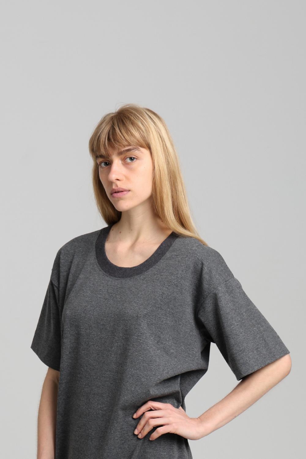 Sarah De Saint Hubert FRANCESCA DRESS - Anthracite