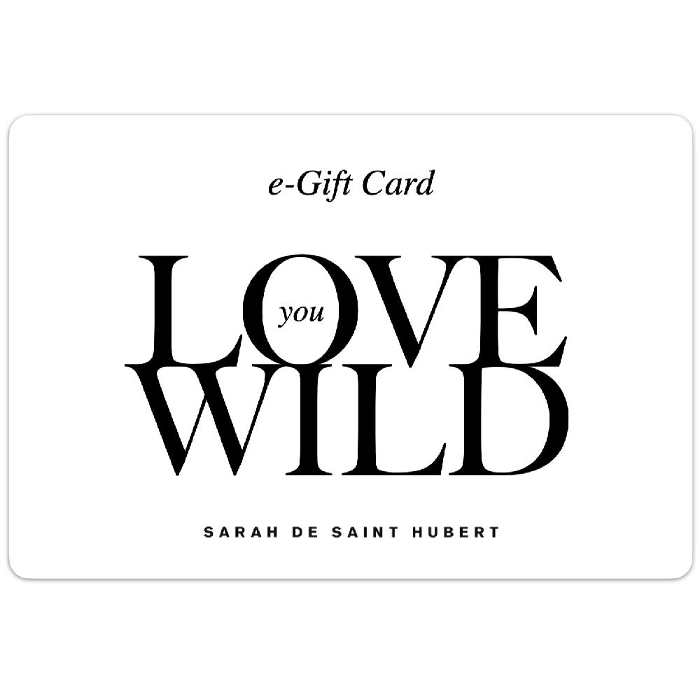 sarah de saint hubert GIFT CARD