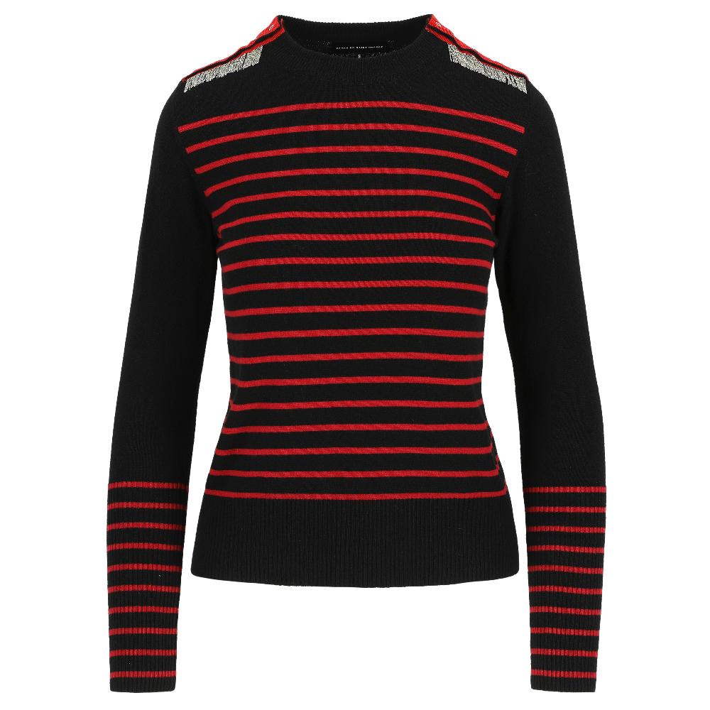 Sarah De Saint Hubert ISA CHAINS JUMPER - Red/Black