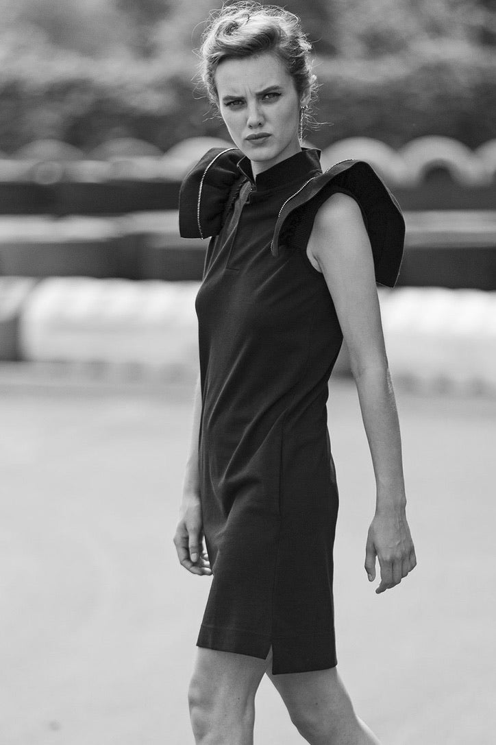 sarah de saint hubert JACKY DRESS - Black