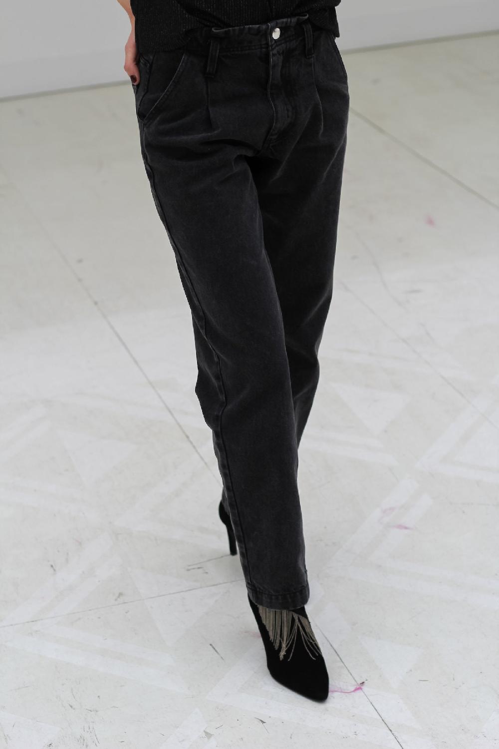 Sarah De Saint Hubert JANE JEANS - Off-Black