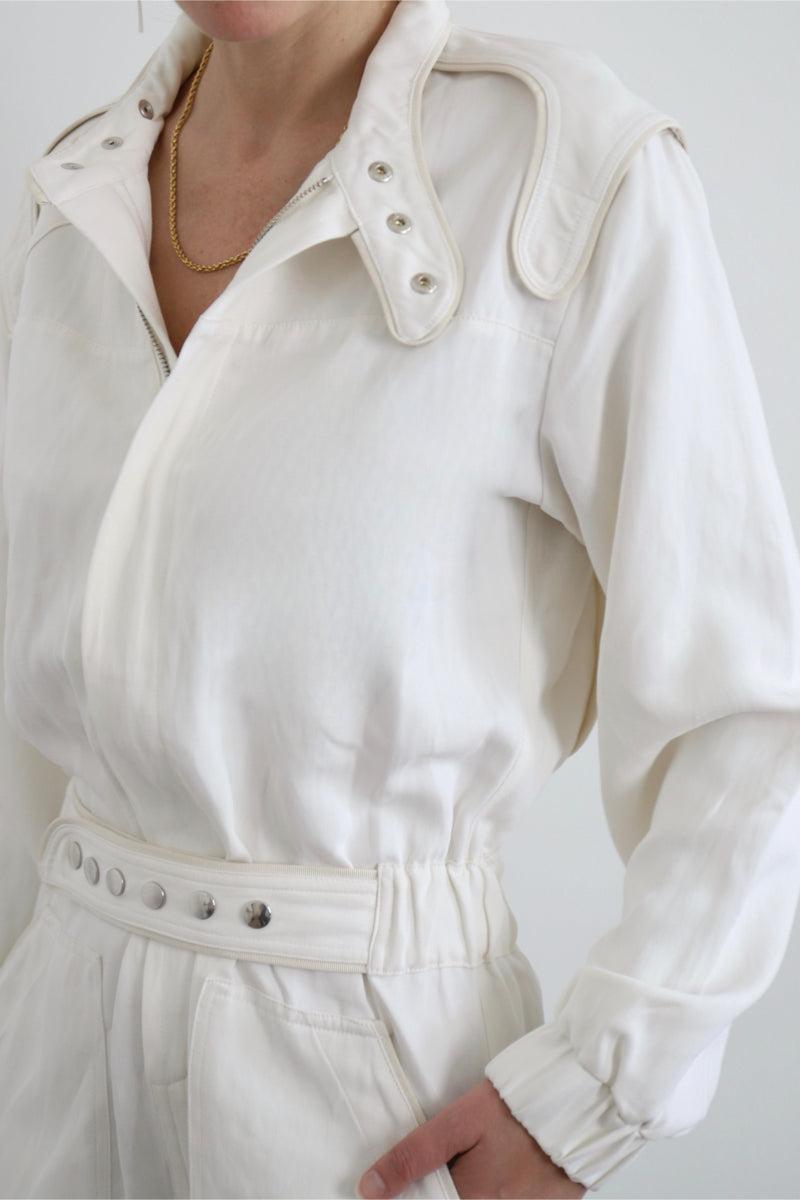 Sarah De Saint Hubert JIM RACING JUMPSUIT - Ecru