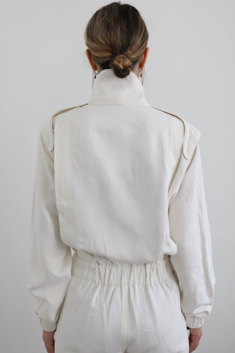 Sarah De Saint Hubert JIM RACING JUMPSUIT - Ecru