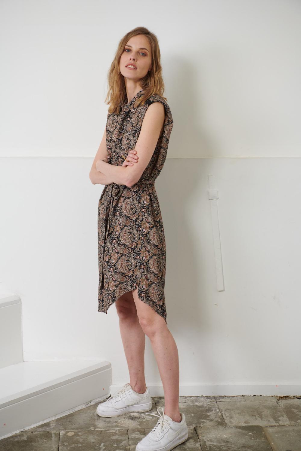 Sarah De Saint Hubert LISON Shirt Dress - Paisley