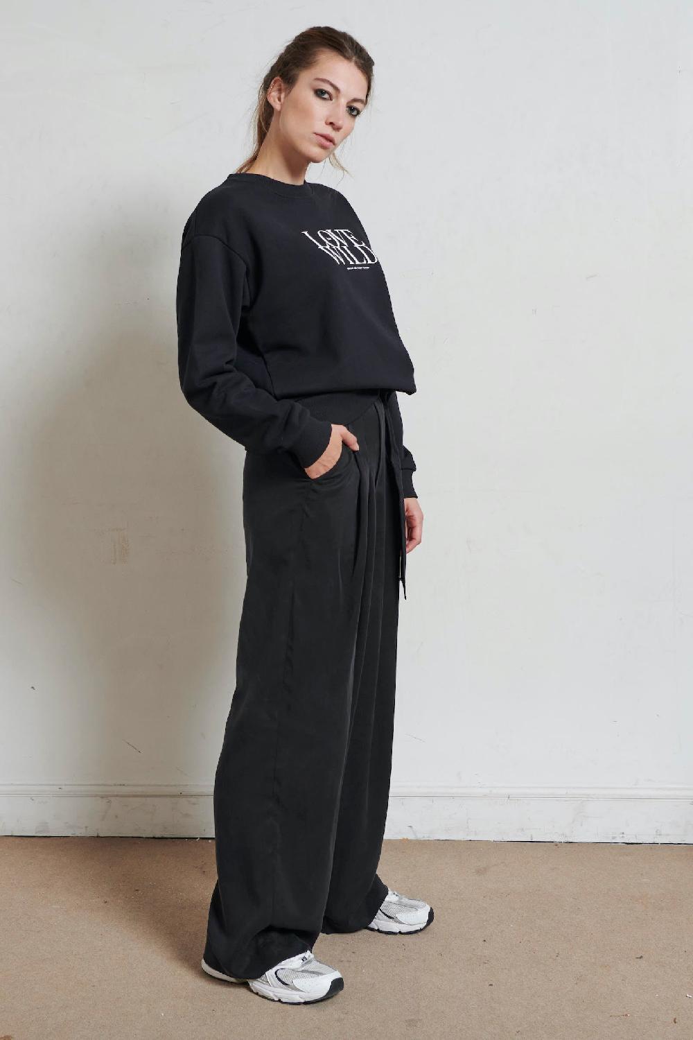 Sarah De Saint Hubert MARTY SWEATSHIRT - Black