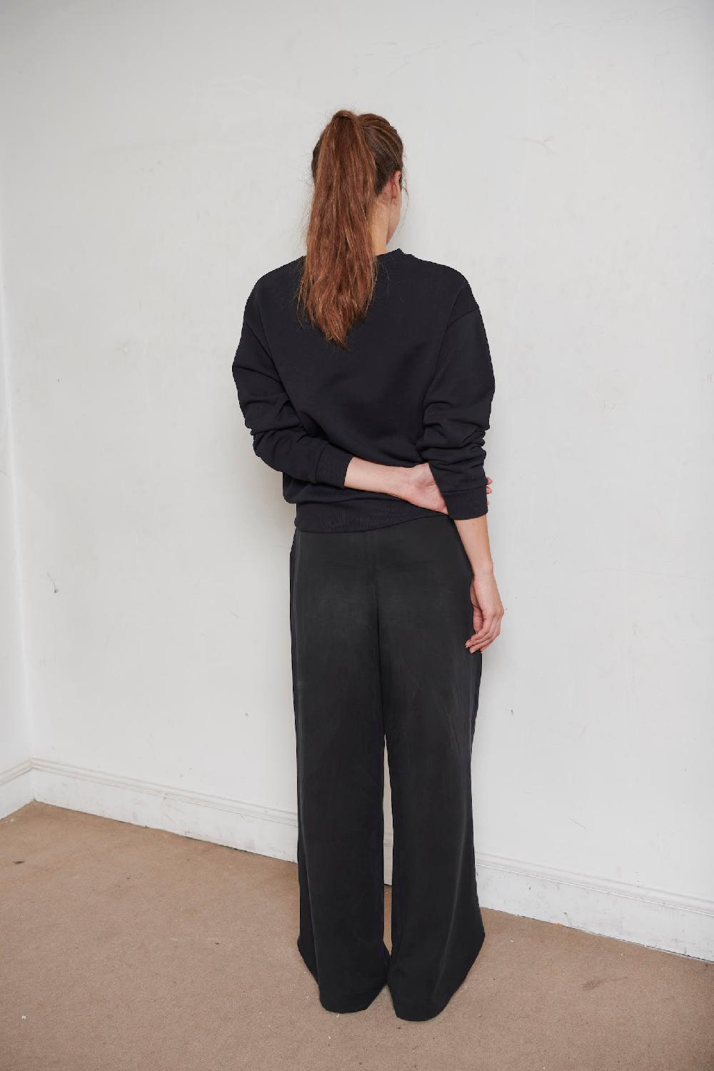 Sarah De Saint Hubert MARTY SWEATSHIRT - Black