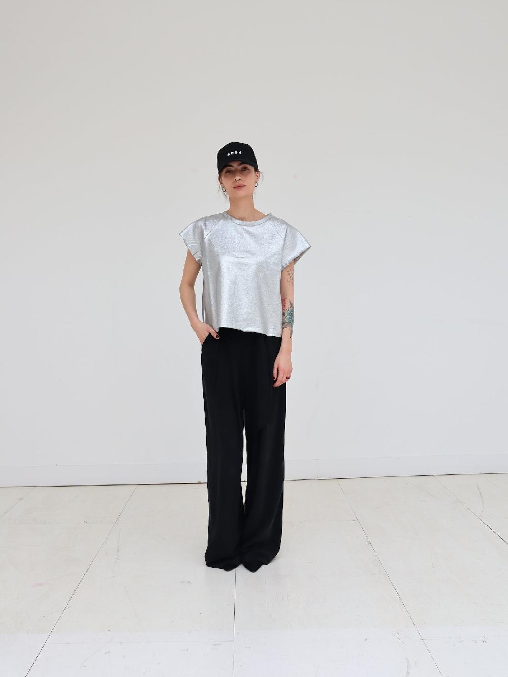 Sarah De Saint Hubert NADINE T-SHIRT - Silver