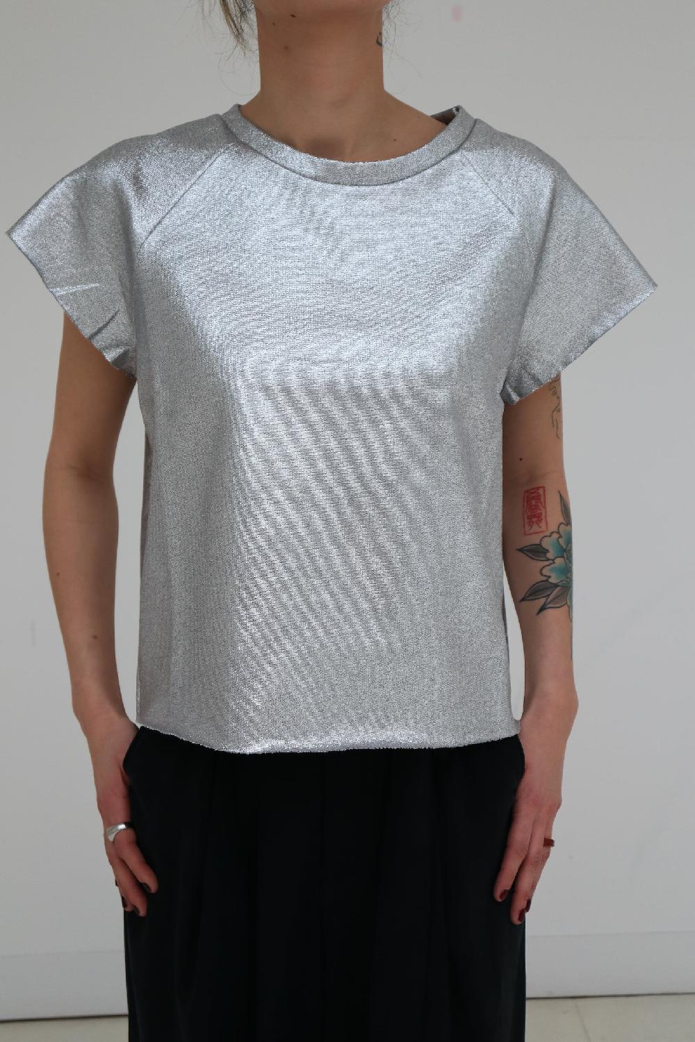 Sarah De Saint Hubert NADINE T-SHIRT - Silver