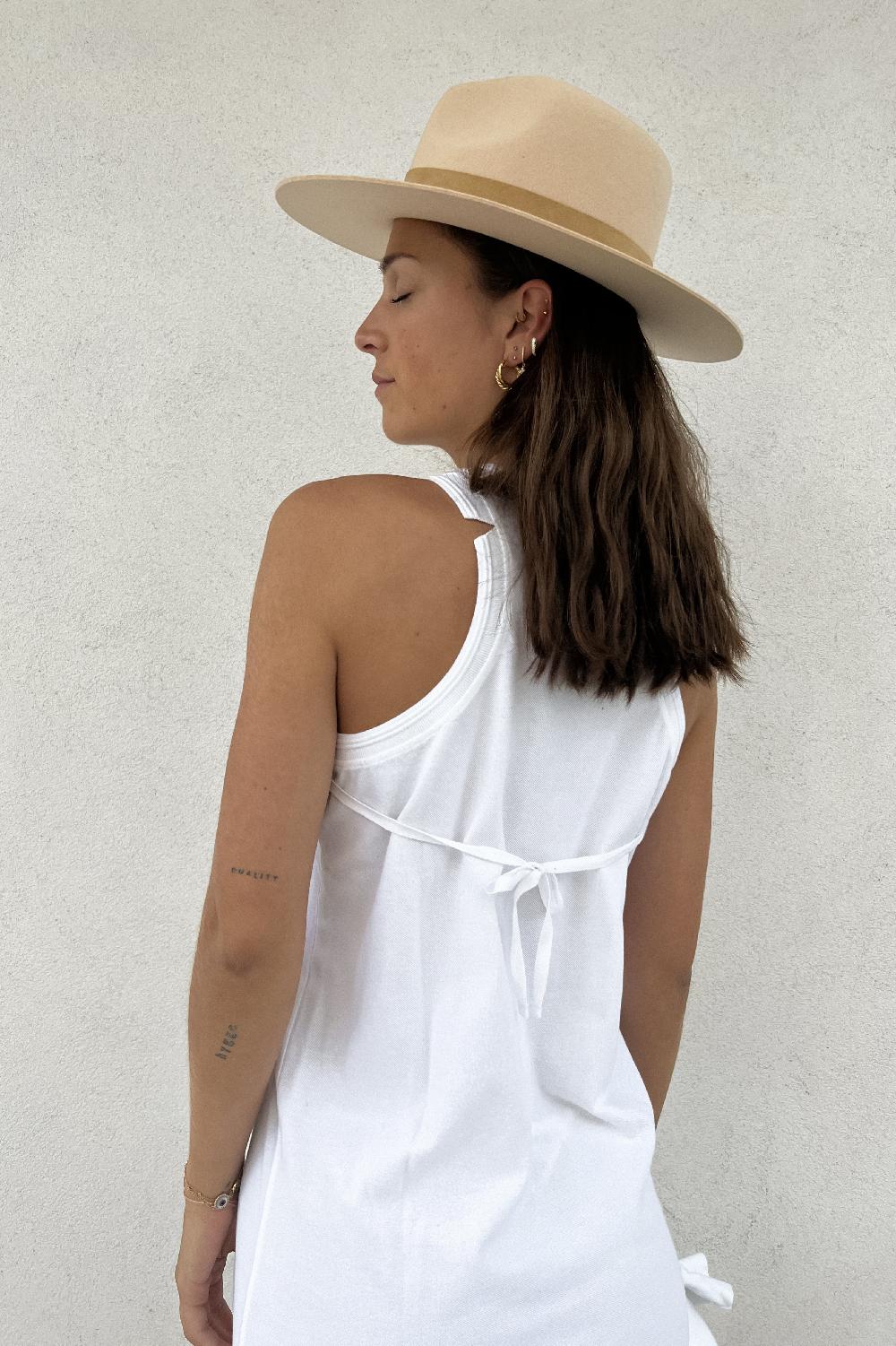 Sarah De Saint Hubert OLIVIA TUNIC - White