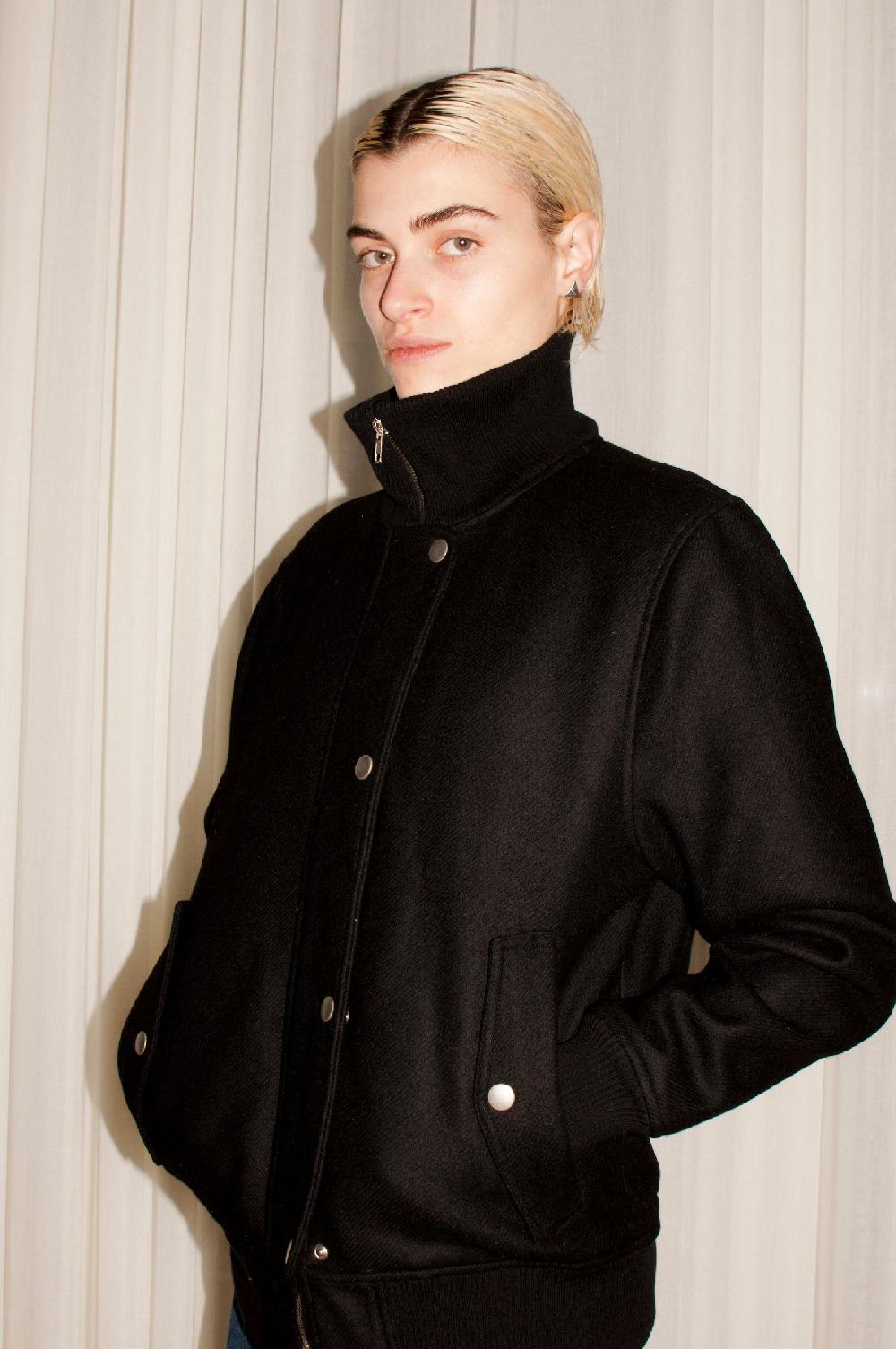 Sarah De Saint Hubert RAF BOMBER JACKET - Black