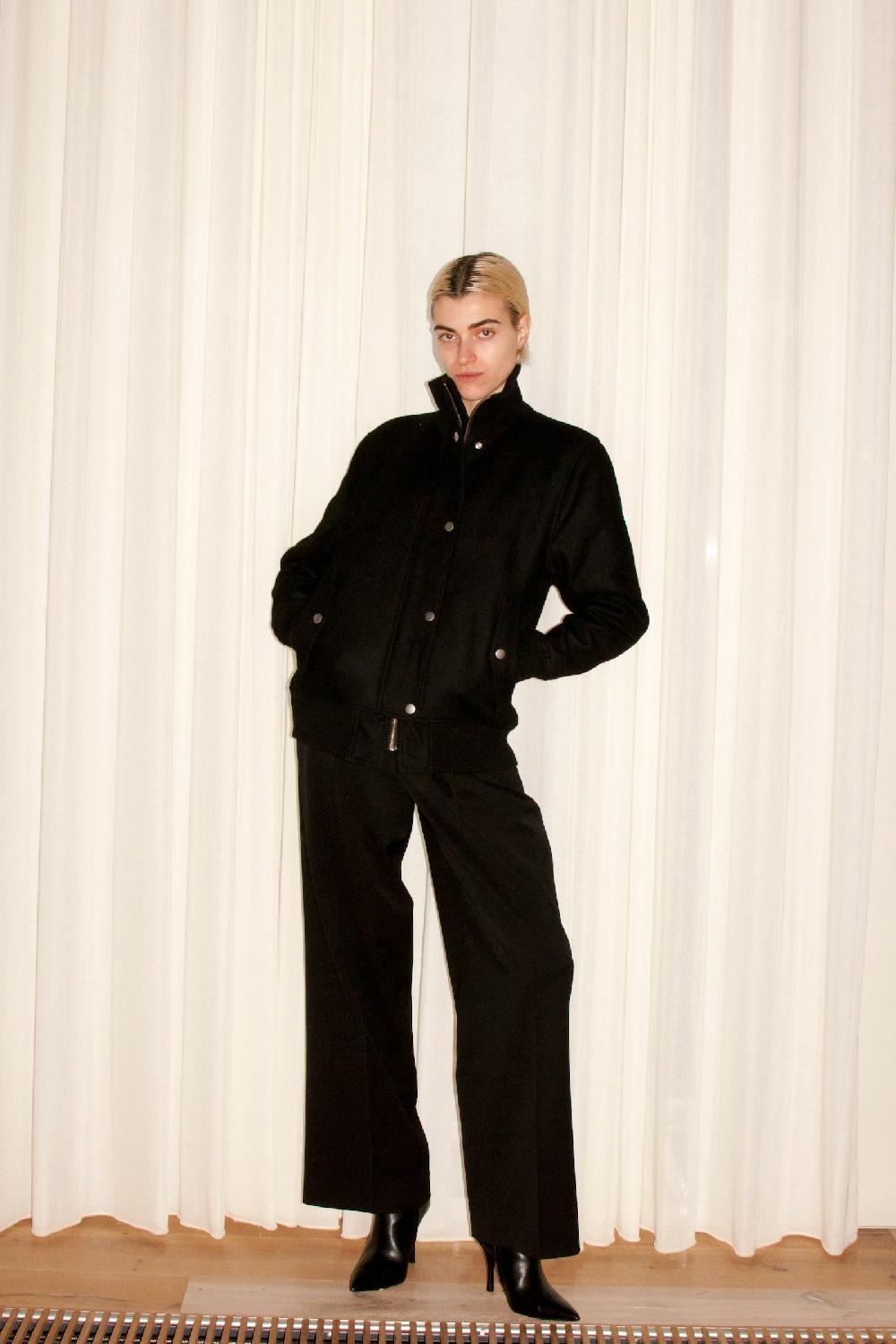 Sarah De Saint Hubert RAF BOMBER JACKET - Black