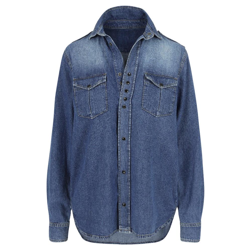 Sarah De Saint Hubert TITI SHIRT - Dark Blue Denim