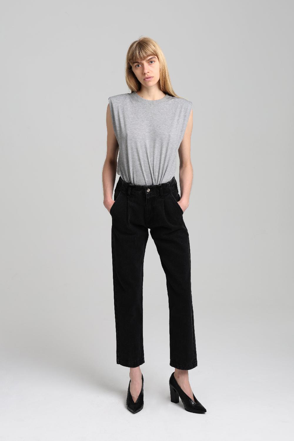 sarah de saint hubert TOM TOP - light grey mélange