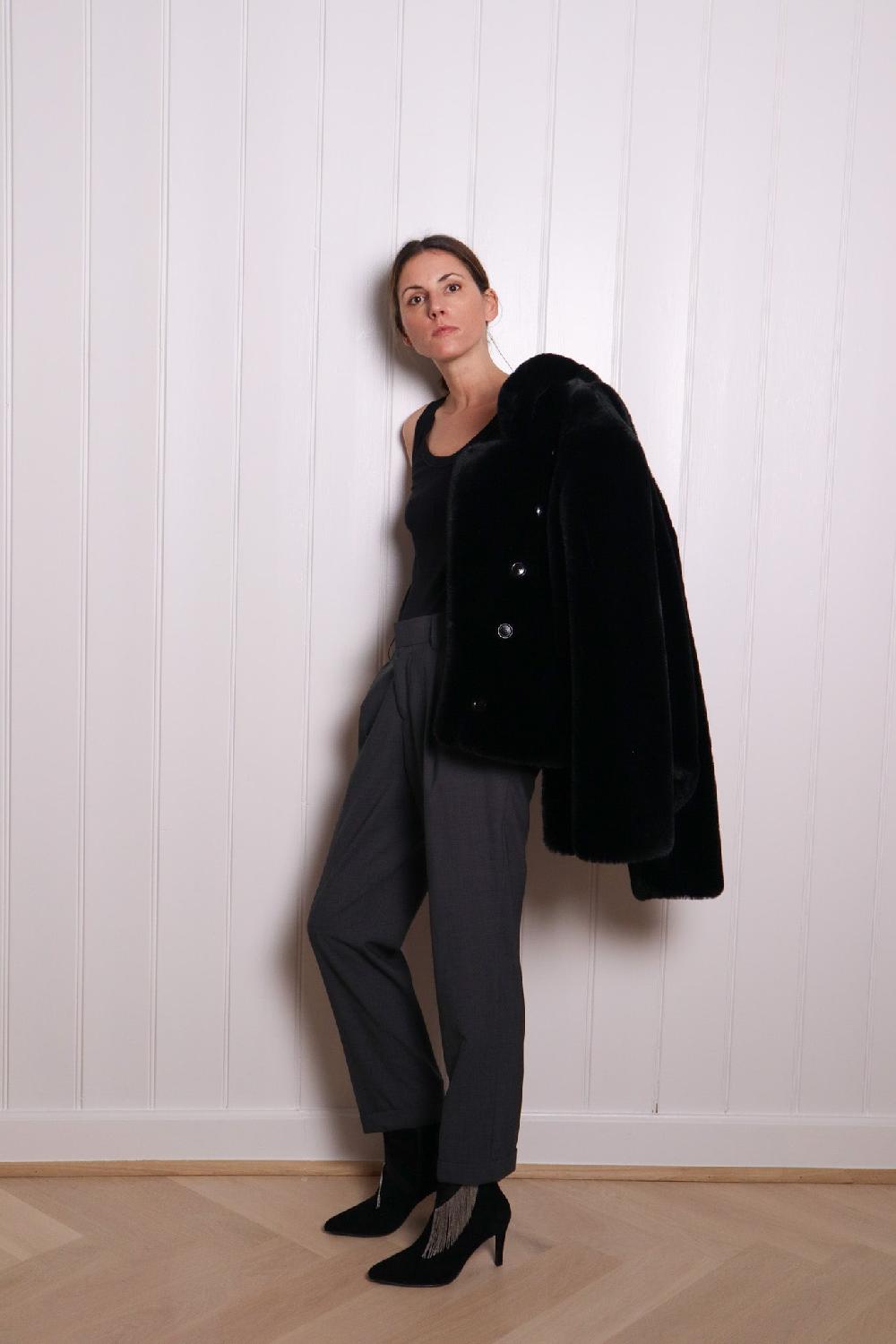 sarah de saint hubert ULYSSE TROUSERS - Grey