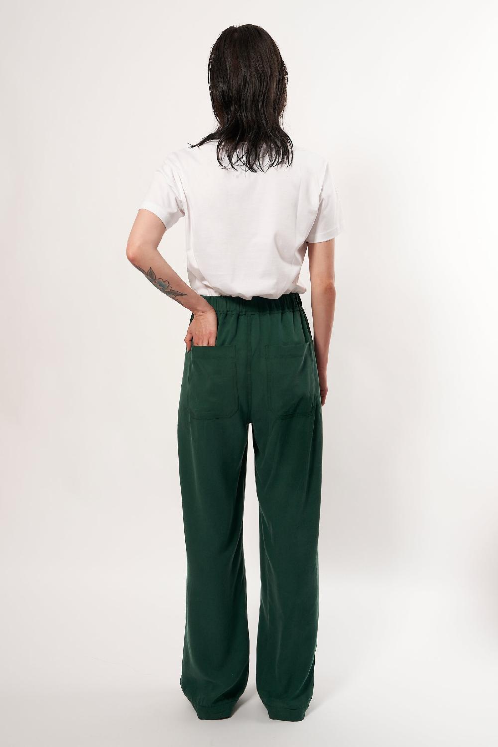 Sarah De Saint Hubert VIC TROUSERS - Forest Green