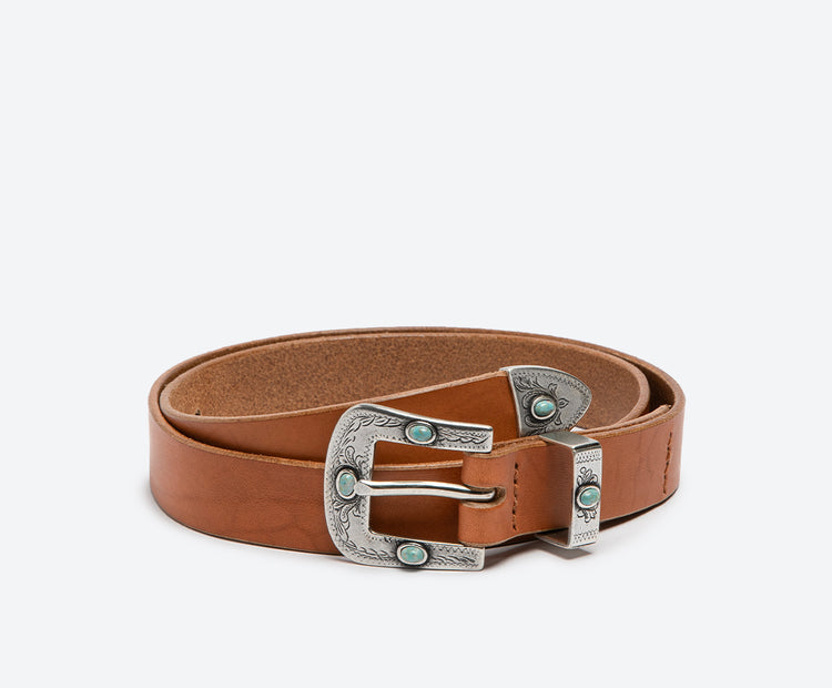 sartore BELT DAKOTA COGNAC