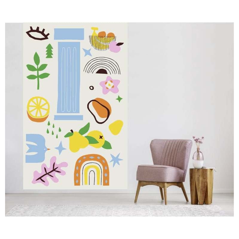 Scenolia Illustration Colorée Et Déco Murale Bohème