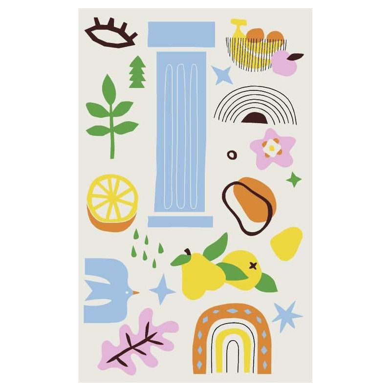 scenolia Illustration colorée et déco murale bohème