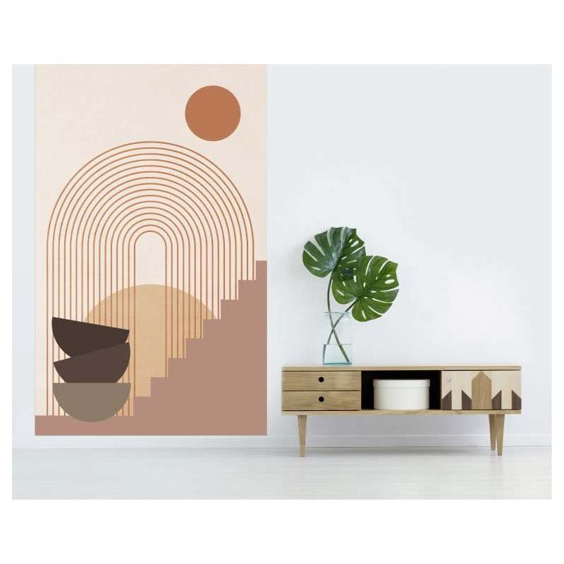 Scenolia Papier Peint Architectural Et Design Sobre De Style Méditerranéen