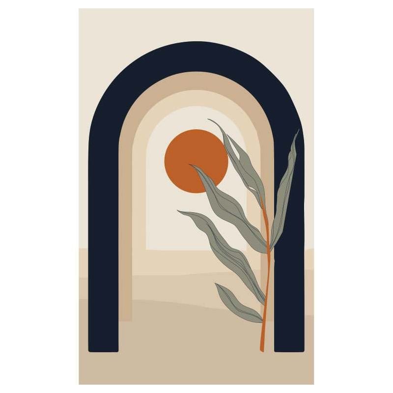 scenolia Papier peint déco formes douces et élément organique