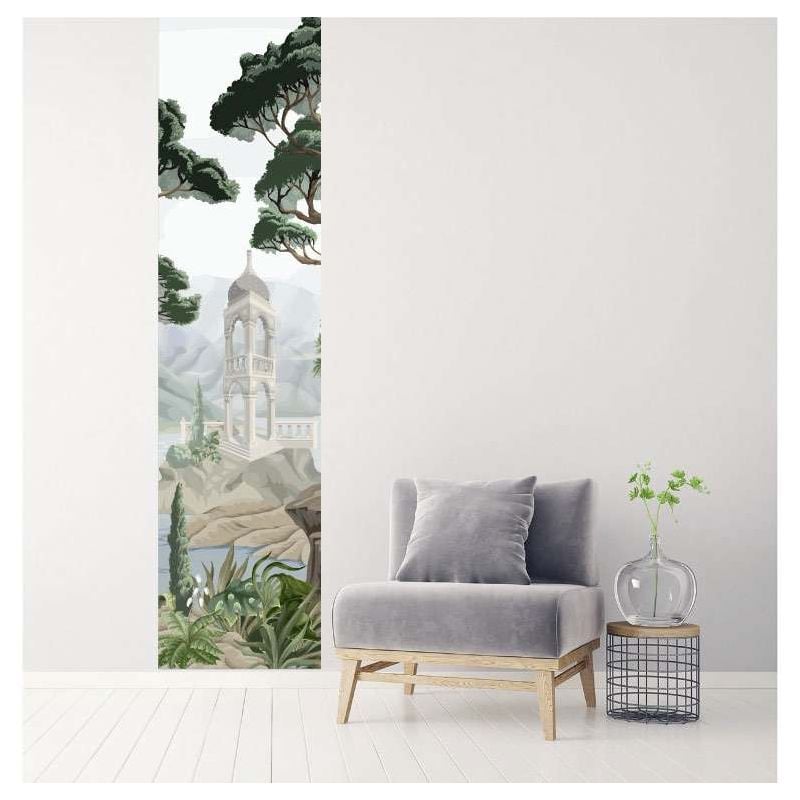 Scenolia Papier Peint Dessin Paysage Avec Vestige D'architecture Romaine