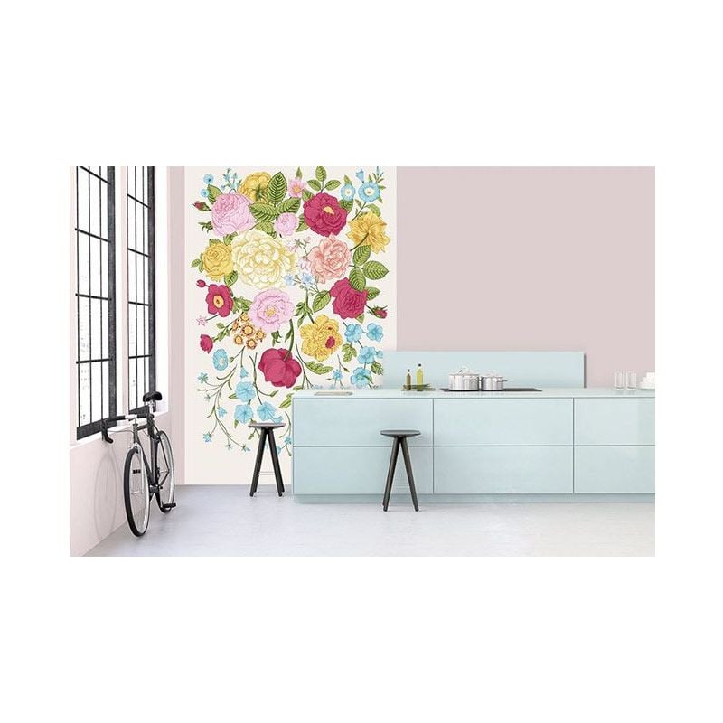 Scenolia Papier Peint Fleurs Géantes Pour Déco Murale Fleurie