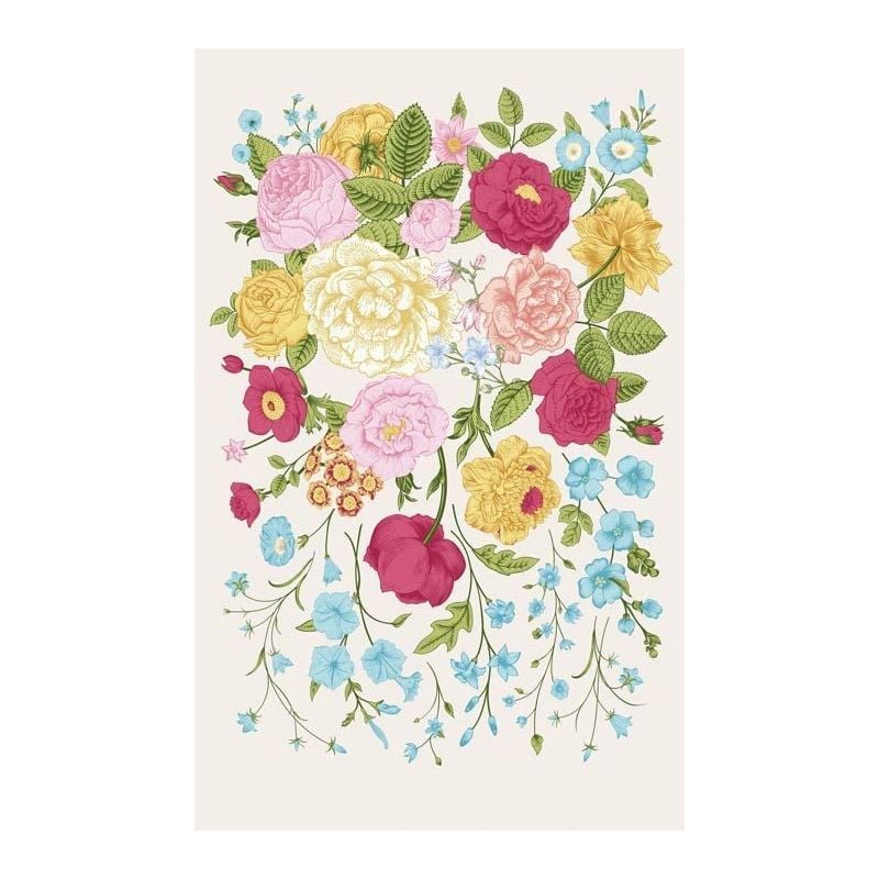 scenolia Papier peint fleurs géantes pour déco murale fleurie