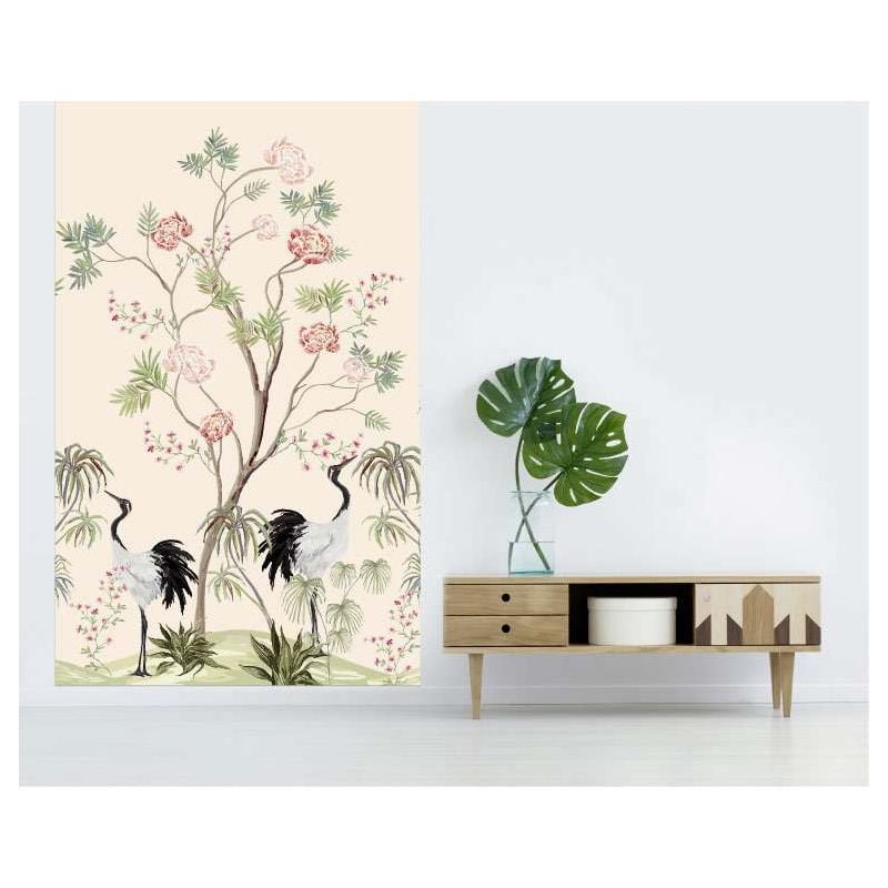 Scenolia Papier Peint Illustration Plantes Et Animaux