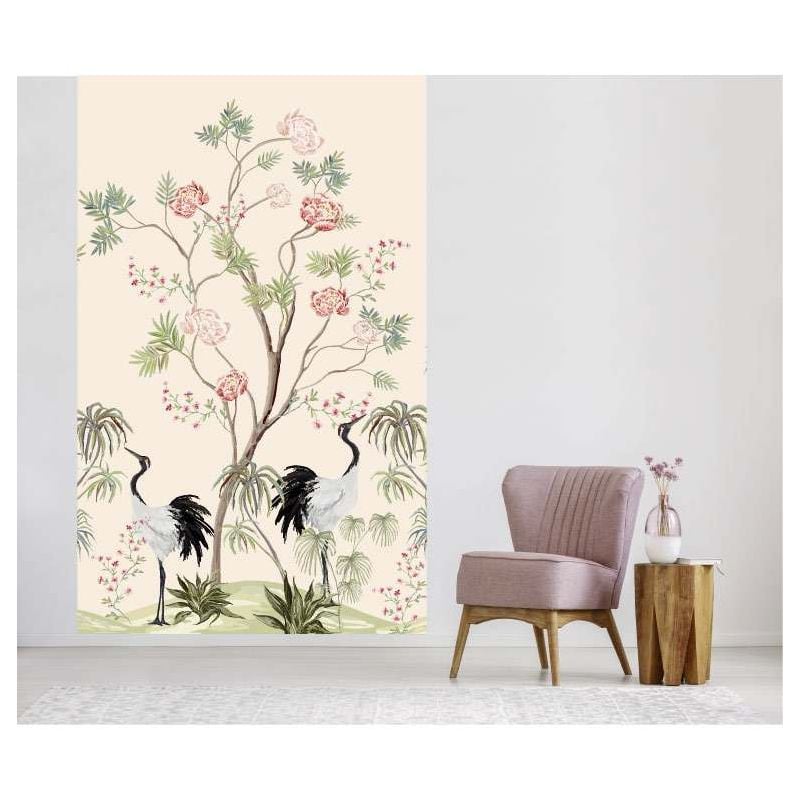 Scenolia Papier Peint Illustration Plantes Et Animaux
