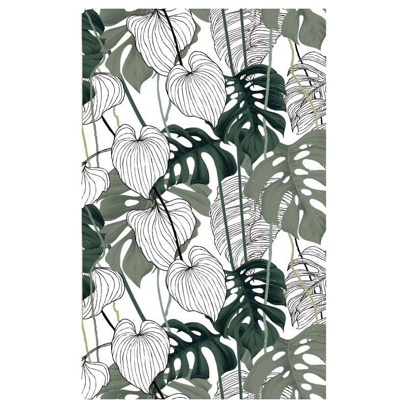 scenolia Papier peint motif feuilles style tropical