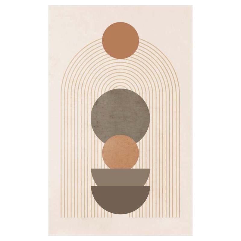 scenolia Papier peint mural art géométrique contemporain