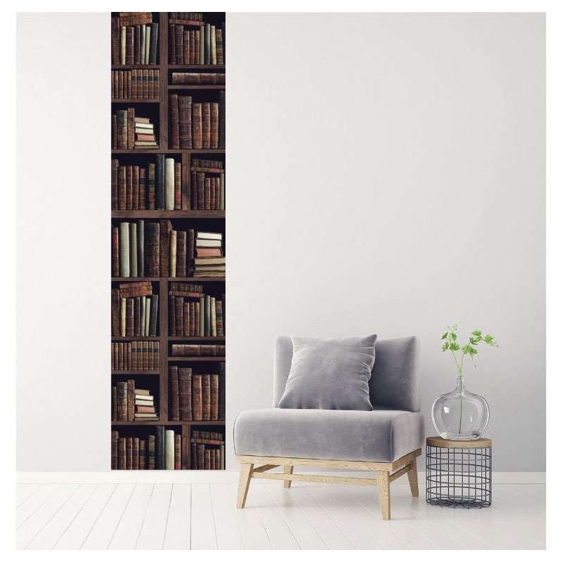 Scenolia Papier Peint Mural Vintage De Bibliothèque