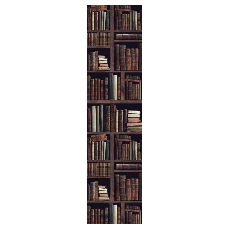 scenolia Papier peint mural vintage de bibliothèque