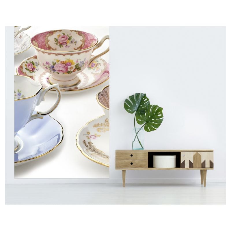 Scenolia Papier Peint Original Tasses De Thé Géantes