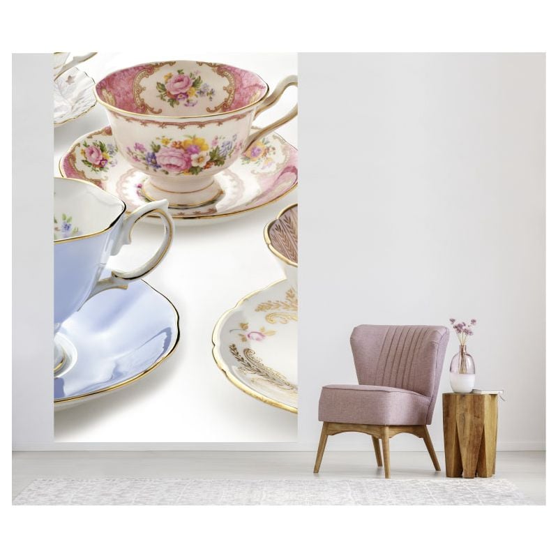 Scenolia Papier Peint Original Tasses De Thé Géantes