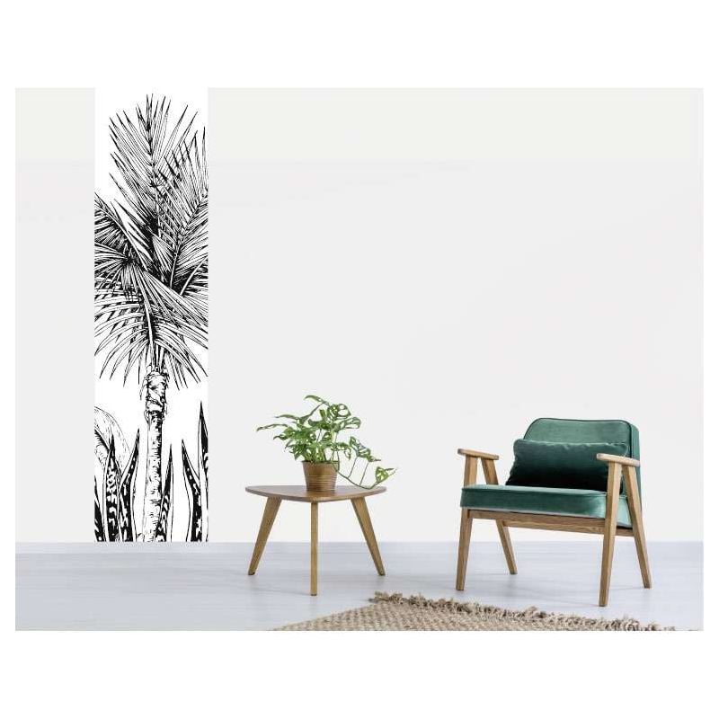 Scenolia Papier Peint Palmiers Et Aloe Vera Graphique
