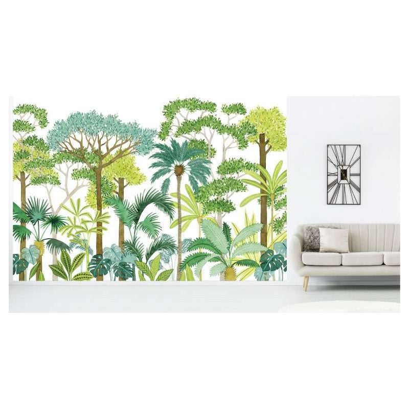 Scenolia Papier Peint Panoramique Jungle Et Feuillage Tropical