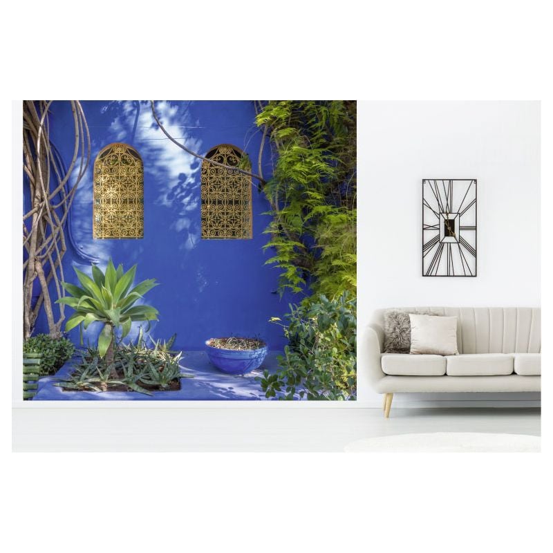 Scenolia Papier Peint Panoramique Maison Bleue De Marrakech