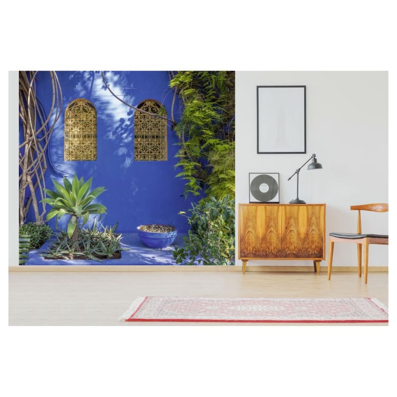 Scenolia Papier Peint Panoramique Maison Bleue De Marrakech