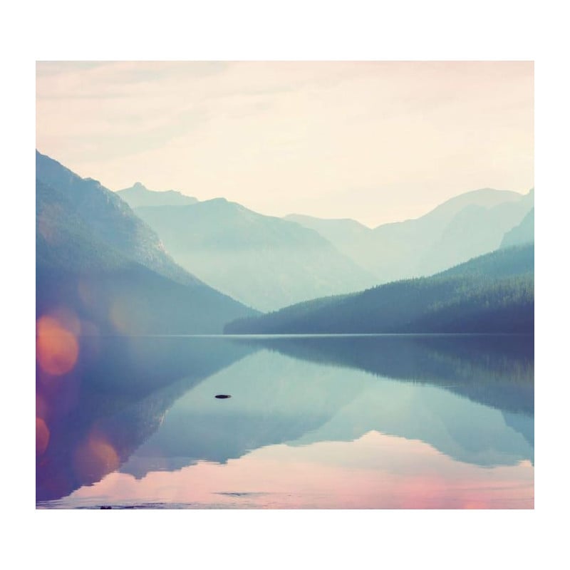 scenolia Papier peint paysage montagne dans la brume