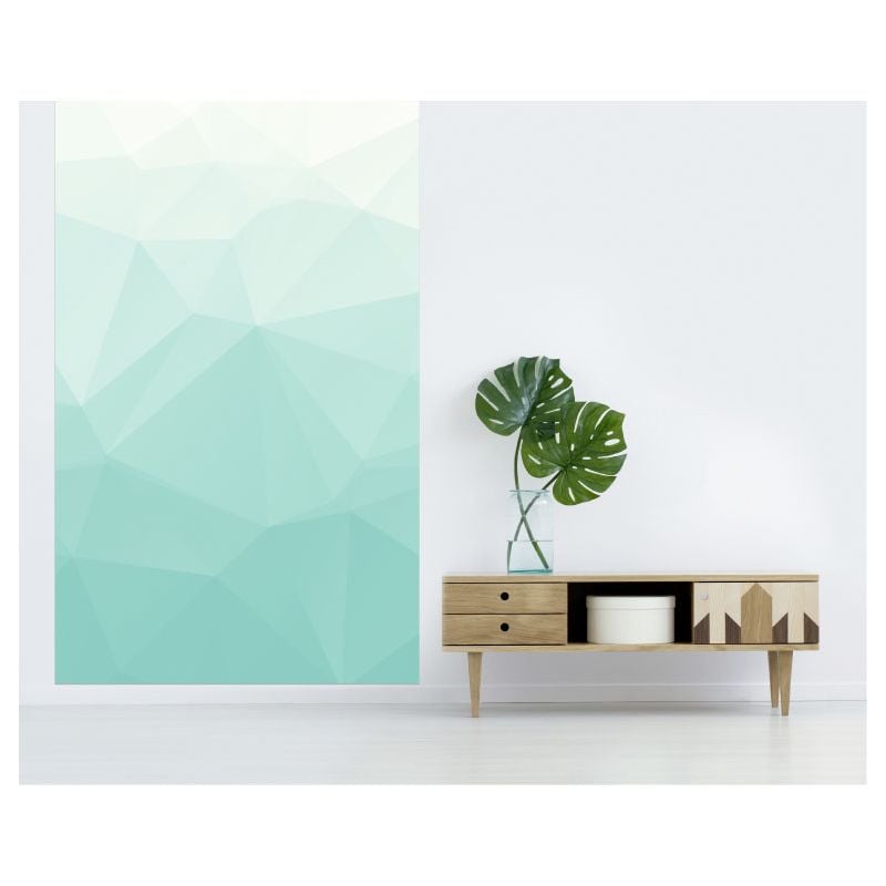 Scenolia Papier Peint Scandinave Formes Géométriques Bleues